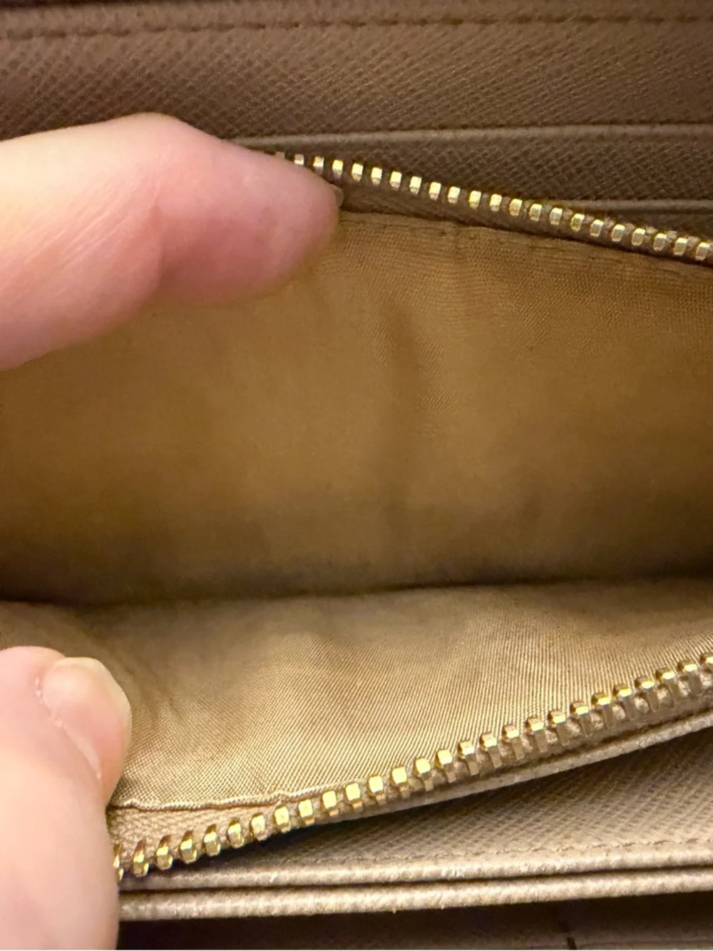 Prada Beige Saffiano Leather Zip-Around Wallet - Picture 8 of 15